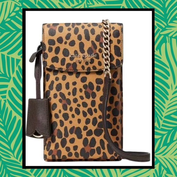kate spade Handbags - Kate Spade Spencer North South Phone Crossbody in Leopard